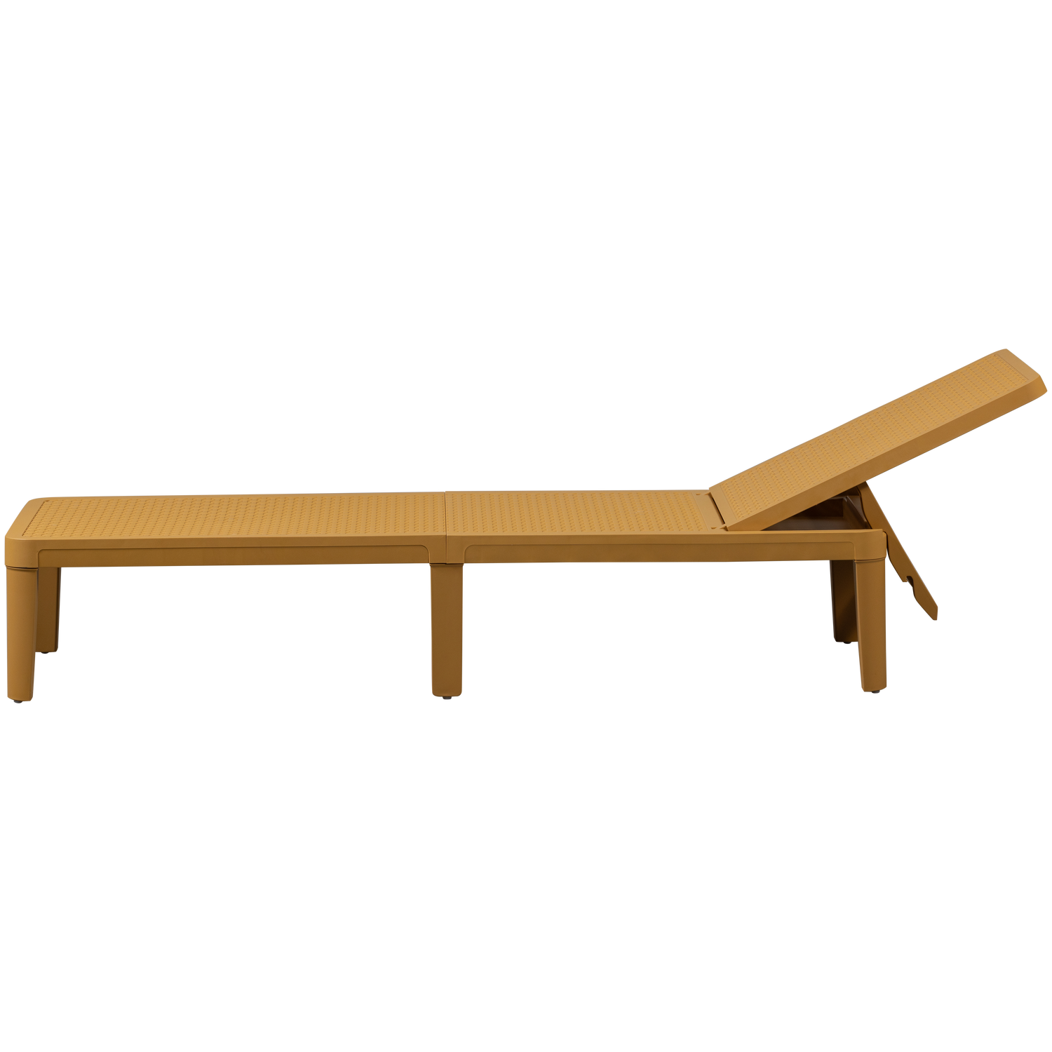 Woood Jinte Tuin Ligbed Kunststof Geel-Kwaliteitwonen.nl