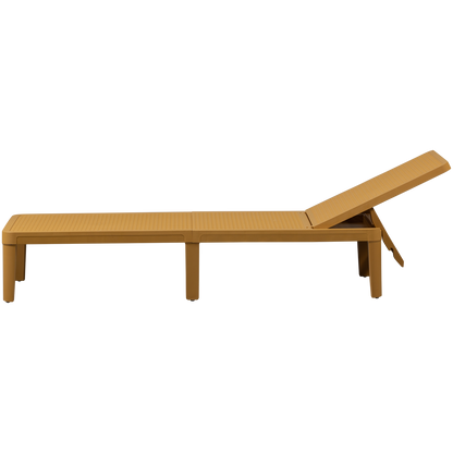 Woood Jinte Tuin Ligbed Kunststof Geel-Kwaliteitwonen.nl