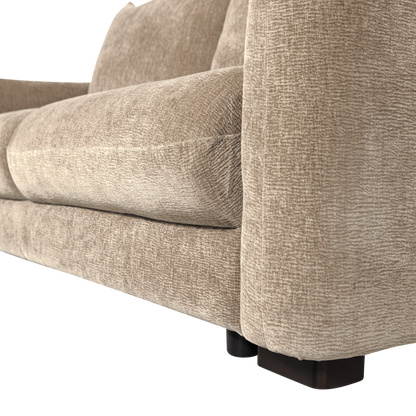 Woood Jonne 3-Zits Slaapbank Chenille Naturel-Kwaliteitwonen.nl