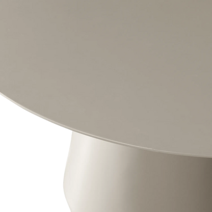 Woood Jorre Eettafel Rond 120cm MDF Antiek Beige - KwaliteitWonen.nl