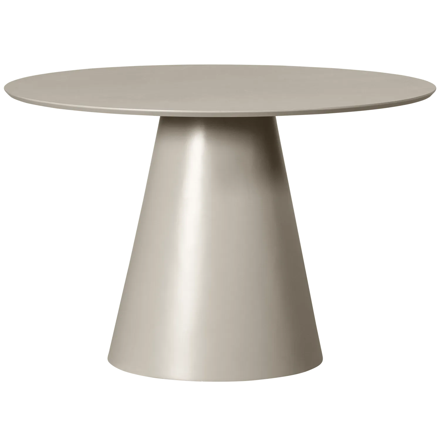 Woood Jorre Eettafel Rond 120cm MDF Antiek Beige - KwaliteitWonen.nl