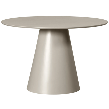 Woood Jorre Eettafel Rond 120cm MDF Antiek Beige - KwaliteitWonen.nl