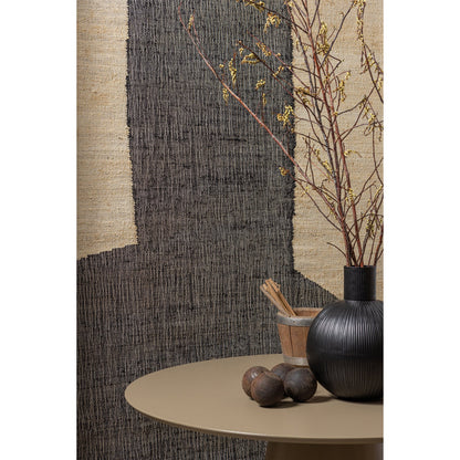 Woood Jorre Eettafel Rond 120cm MDF Militair Bruin - KwaliteitWonen.nl