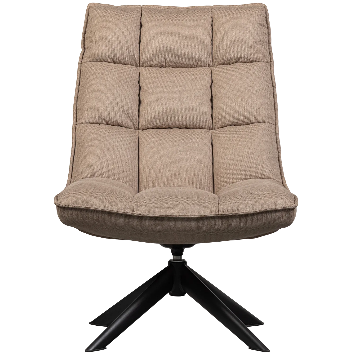 Woood Jouke Draaifauteuil Zand - KwaliteitWonen.nl