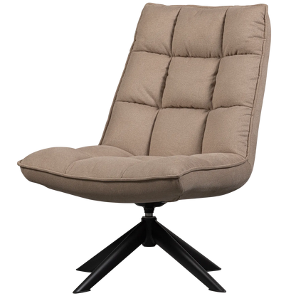 Woood Jouke Draaifauteuil Zand - KwaliteitWonen.nl