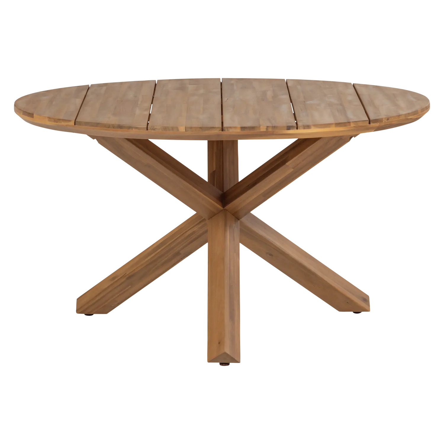 Woood Kiro Tuintafel Rond O135 Cm Acaciahout Naturel [Fsc] - KwaliteitWonen.nl
