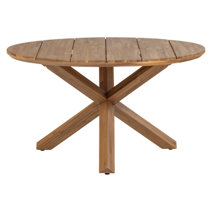 Woood Kiro Tuintafel Rond O135 Cm Acaciahout Naturel [Fsc] - KwaliteitWonen.nl