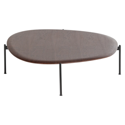 Woood Kota Salontafel 26x121x79cm MDF Fineer Bruin - KwaliteitWonen.nl