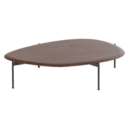 Woood Kota Salontafel 26x121x79cm MDF Fineer Bruin - KwaliteitWonen.nl