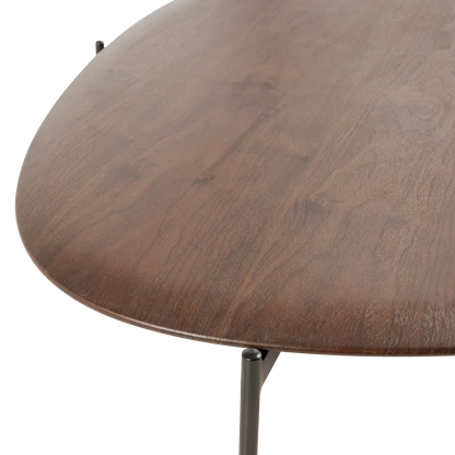 Woood Kota Salontafel 26x121x79cm MDF Fineer Bruin - KwaliteitWonen.nl