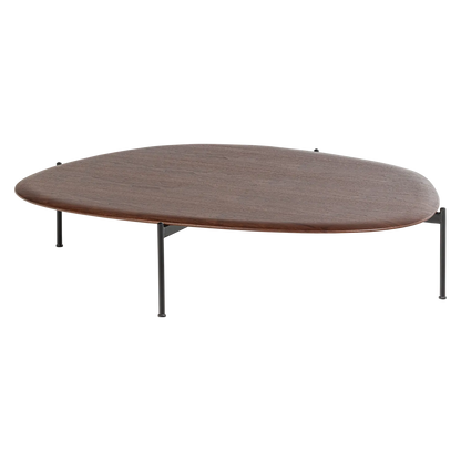 Woood Kota Salontafel 26x121x79cm MDF Fineer Bruin - KwaliteitWonen.nl