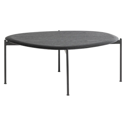 Woood Kota Salontafel 36x92x68cm MDF Fineer Zwart - KwaliteitWonen.nl