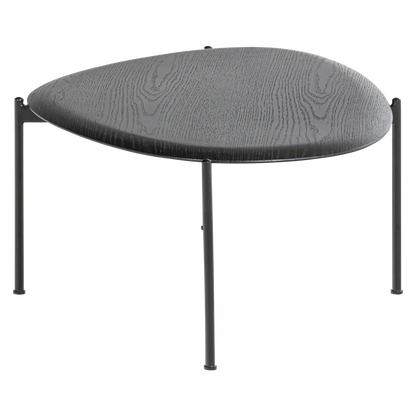 Woood Kota Salontafel 36x92x68cm MDF Fineer Zwart - KwaliteitWonen.nl