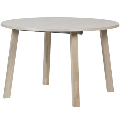 Woood Lange Jan Uitschuifbare Eettafel Rond Eiken Sydney [Fsc] - KwaliteitWonen.nl