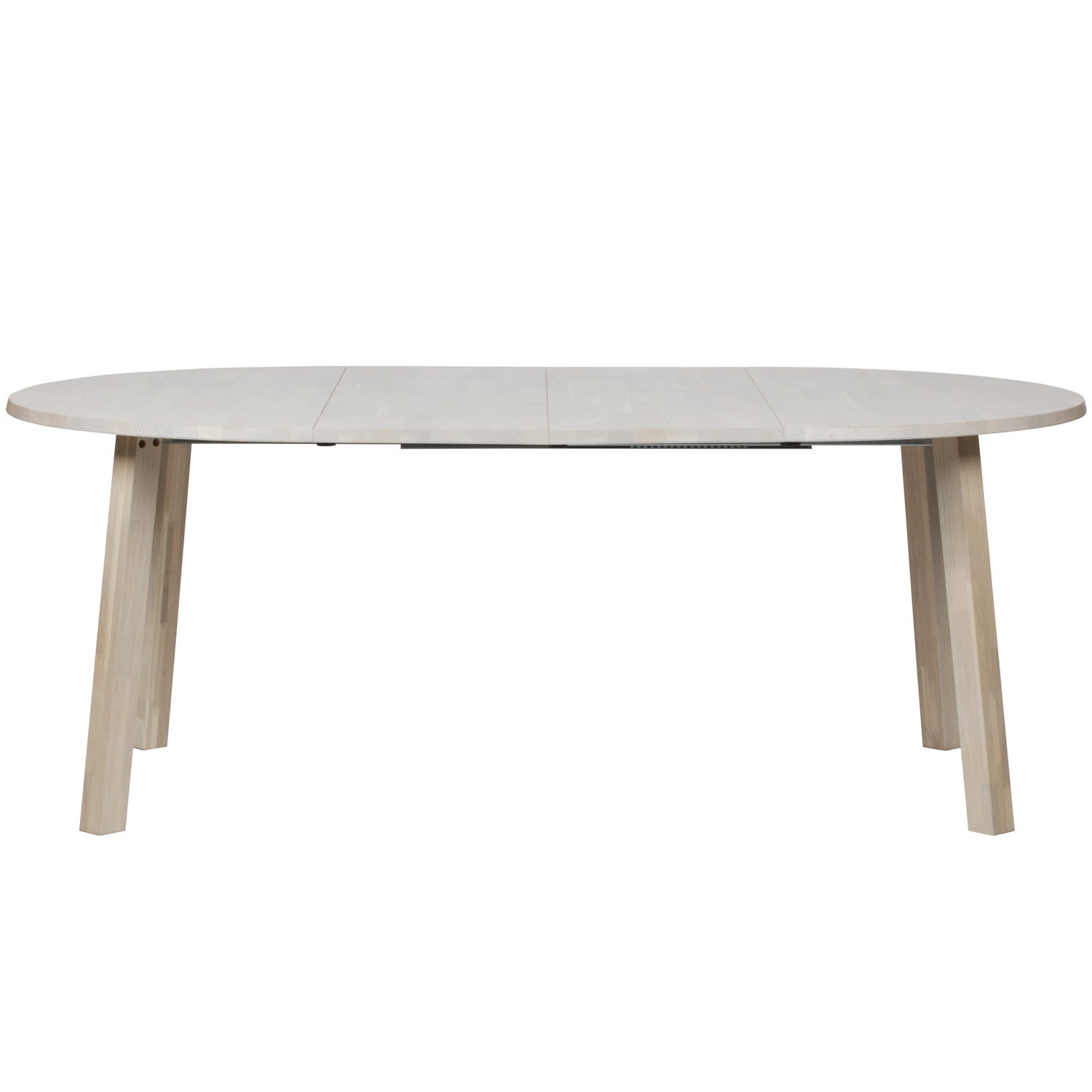 Woood Lange Jan Uitschuifbare Eettafel Rond Eiken Sydney [Fsc] - KwaliteitWonen.nl
