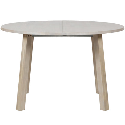 Woood Lange Jan Uitschuifbare Eettafel Rond Eiken Sydney [Fsc] - KwaliteitWonen.nl