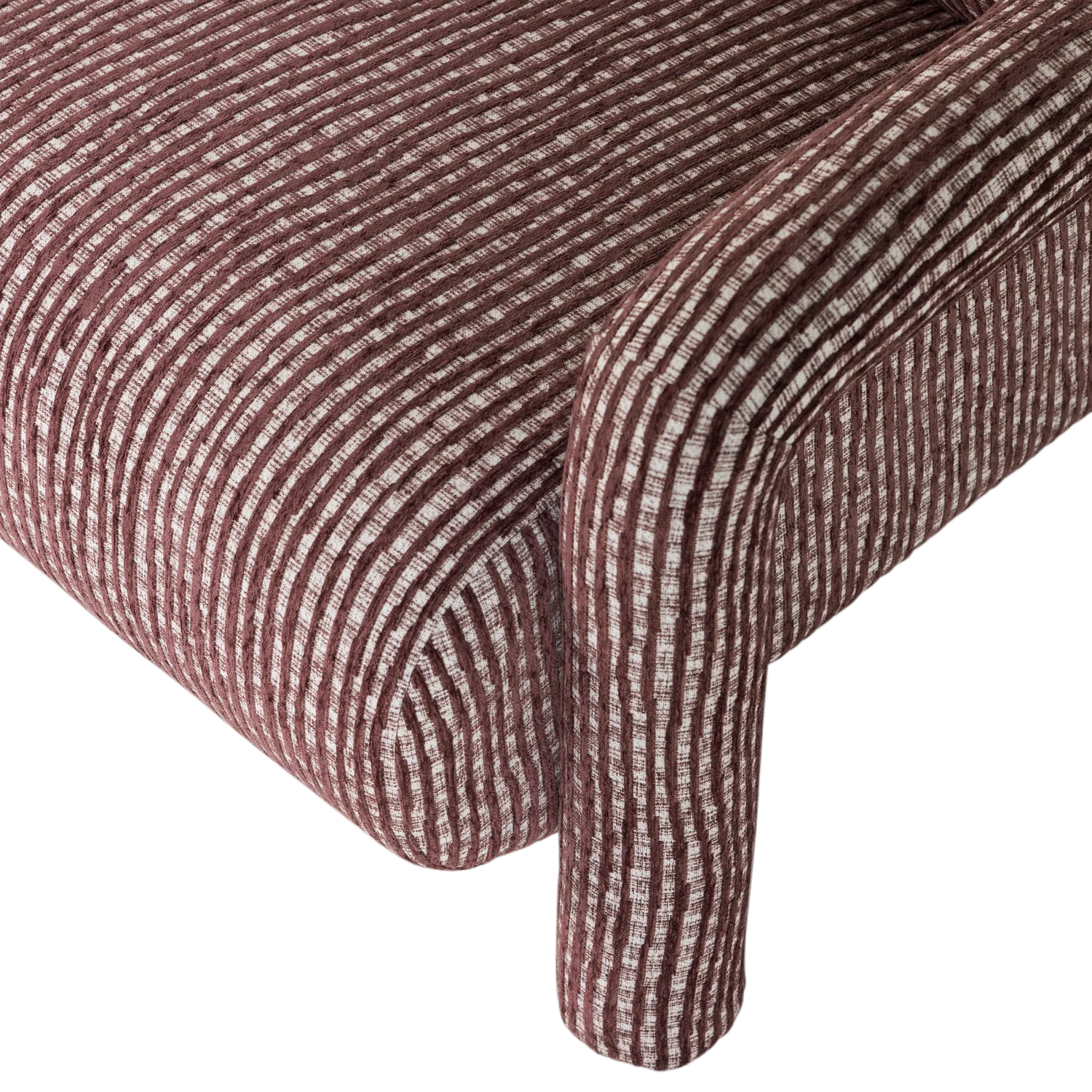 Woood Lenny Fauteuil Met Dessin Bordeauxrood - KwaliteitWonen.nl