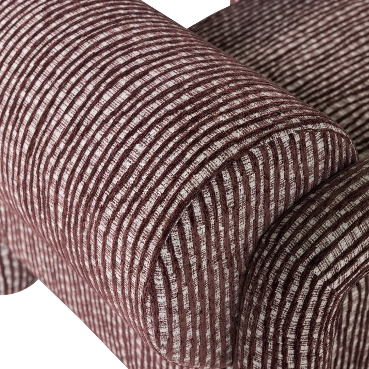 Woood Lenny Fauteuil Met Dessin Bordeauxrood - KwaliteitWonen.nl