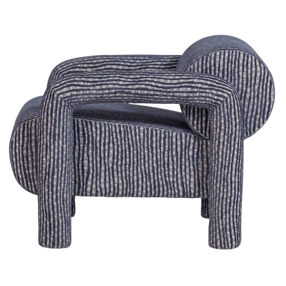 Woood Lenny Fauteuil Met Dessin Grijsblauw - KwaliteitWonen.nl