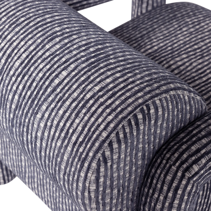 Woood Lenny Fauteuil Met Dessin Grijsblauw - KwaliteitWonen.nl