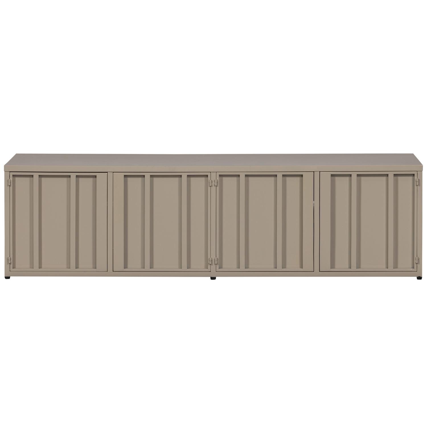 Woood Level Tv Meubel Metaal Zand 44 X160 Cm-Kwaliteitwonen.nl