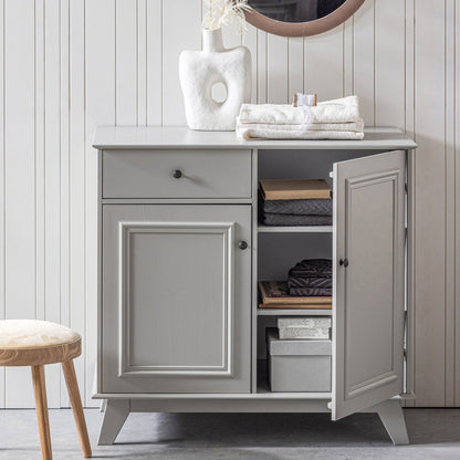 Woood Lily Dressoir Opbergkast 1 Lade + 2 Deuren Grenen Clay [Fsc] - KwaliteitWonen.nl