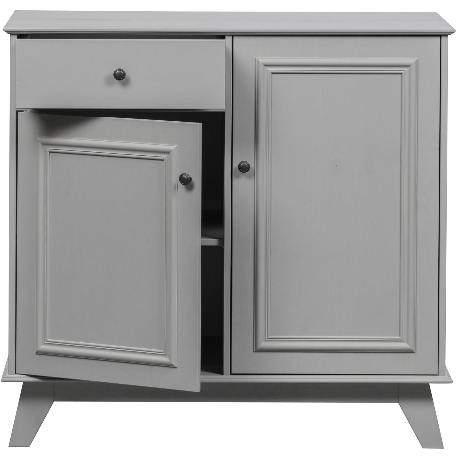 Woood Lily Dressoir Opbergkast 1 Lade + 2 Deuren Grenen Clay [Fsc] - KwaliteitWonen.nl
