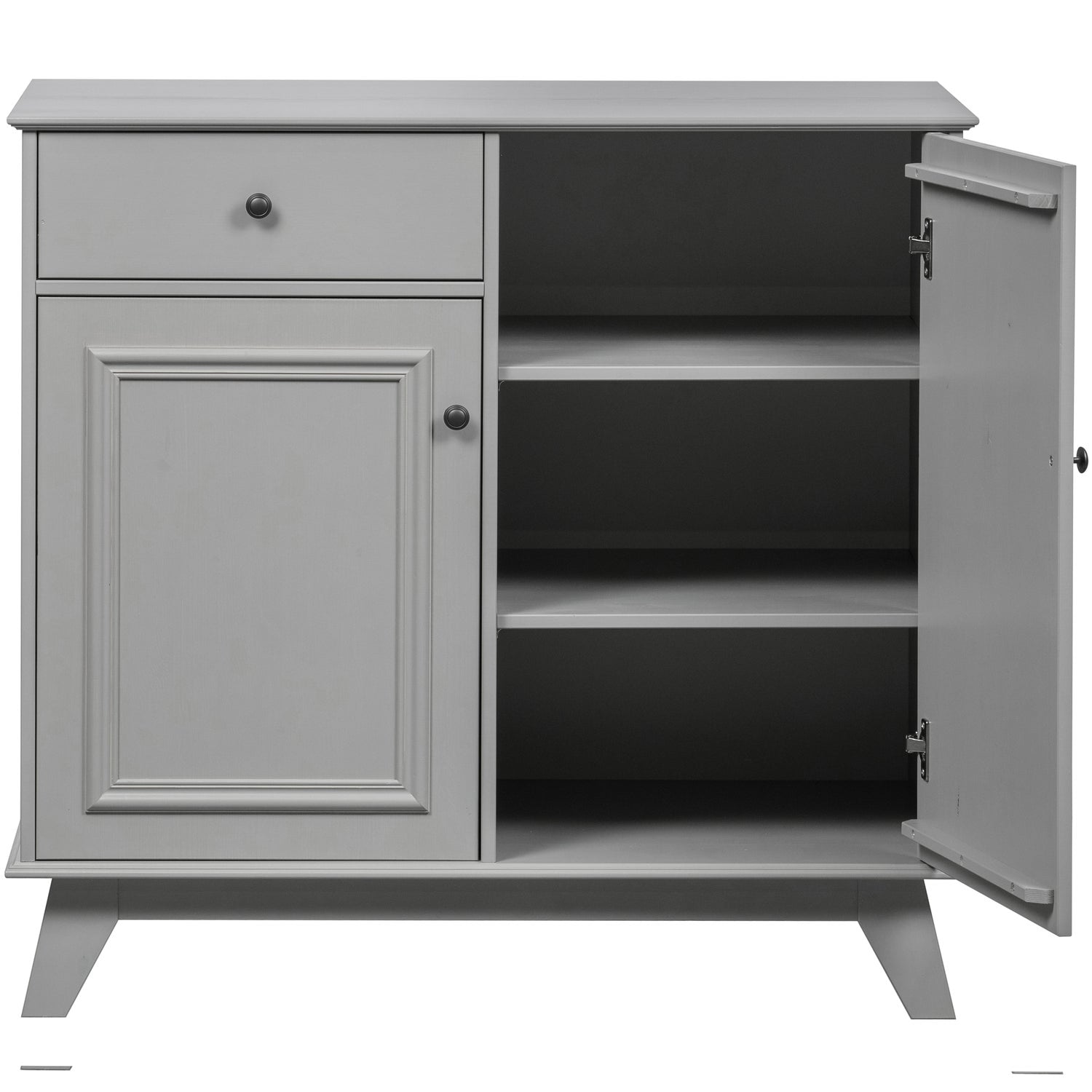 Woood Lily Dressoir Opbergkast 1 Lade + 2 Deuren Grenen Clay [Fsc] - KwaliteitWonen.nl