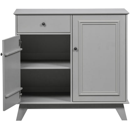 Woood Lily Dressoir Opbergkast 1 Lade + 2 Deuren Grenen Clay [Fsc] - KwaliteitWonen.nl