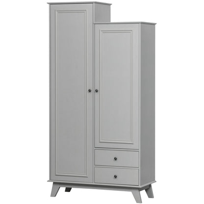 Woood Lily Kledingkast Grenen Clay [Fsc] - KwaliteitWonen.nl