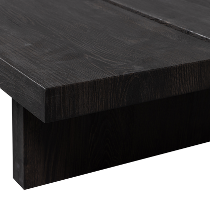 Woood Lion Salontafel MDF Donkerbruin 140x60cm - KwaliteitWonen.nl