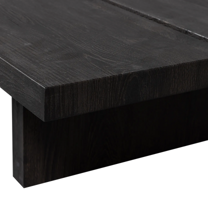 Woood Lion Salontafel MDF Donkerbruin 140x60cm - KwaliteitWonen.nl