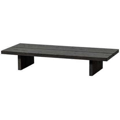 Woood Lion Salontafel MDF Donkerbruin 140x60cm - KwaliteitWonen.nl