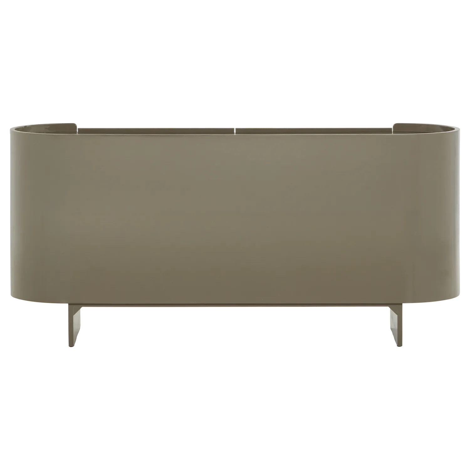 Woood Liora Tv Meubel/Dressoir Hout Hoogglans Groen [Fsc] - KwaliteitWonen.nl