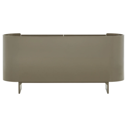Woood Liora Tv Meubel/Dressoir Hout Hoogglans Groen [Fsc] - KwaliteitWonen.nl