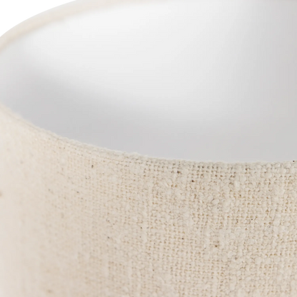 Woood Loft Vloerlamp Metaal/Boucle Naturel 130 Xo30 Cm - KwaliteitWonen.nl
