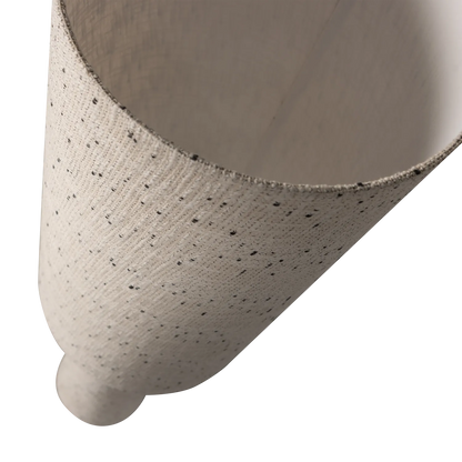 Woood Loft Vloerlamp Metaal/Boucle Naturel Met Stippen 130x O30 Cm - KwaliteitWonen.nl