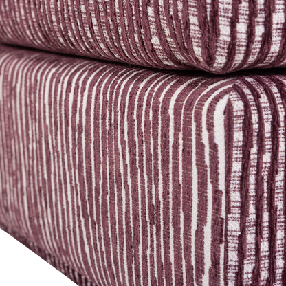 Woood Lou Hocker Dessin Bordeauxrood [Fsc] - KwaliteitWonen.nl