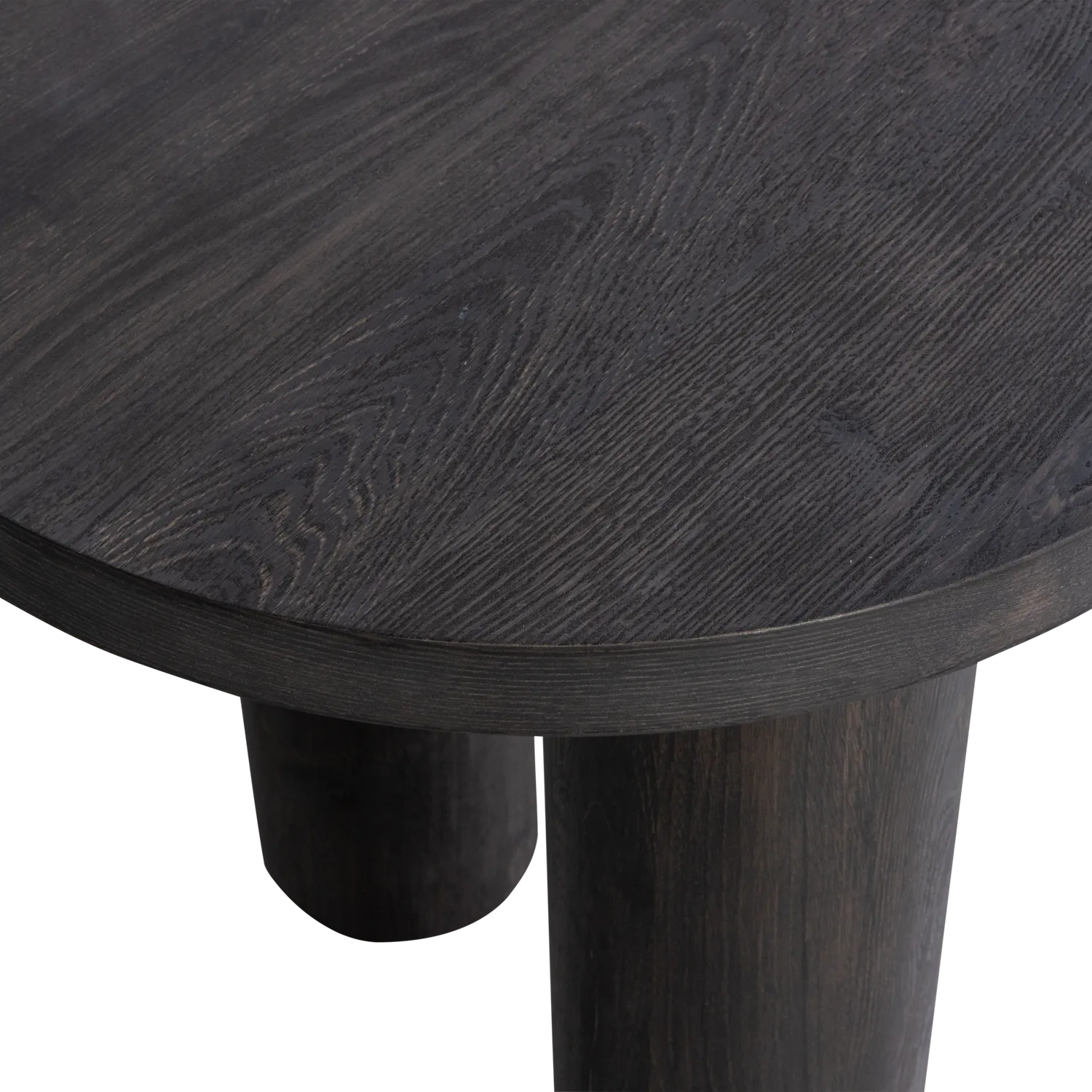 Woood Maan Organisch Sidetable Bureau MDF Donkerbruin - KwaliteitWonen.nl