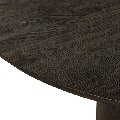 Woood Maan Salontafel MDF Donkerbruin 35x100cm - KwaliteitWonen.nl