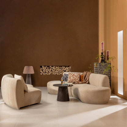 Woood Maan Salontafel MDF Donkerbruin 40x80cm - KwaliteitWonen.nl