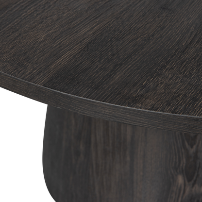 Woood Maan Salontafel MDF Donkerbruin 45x60cm - KwaliteitWonen.nl