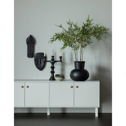 Woood Madu Dressoir TV Meubel Grenen Wolkengrijs [Fsc] - KwaliteitWonen.nl