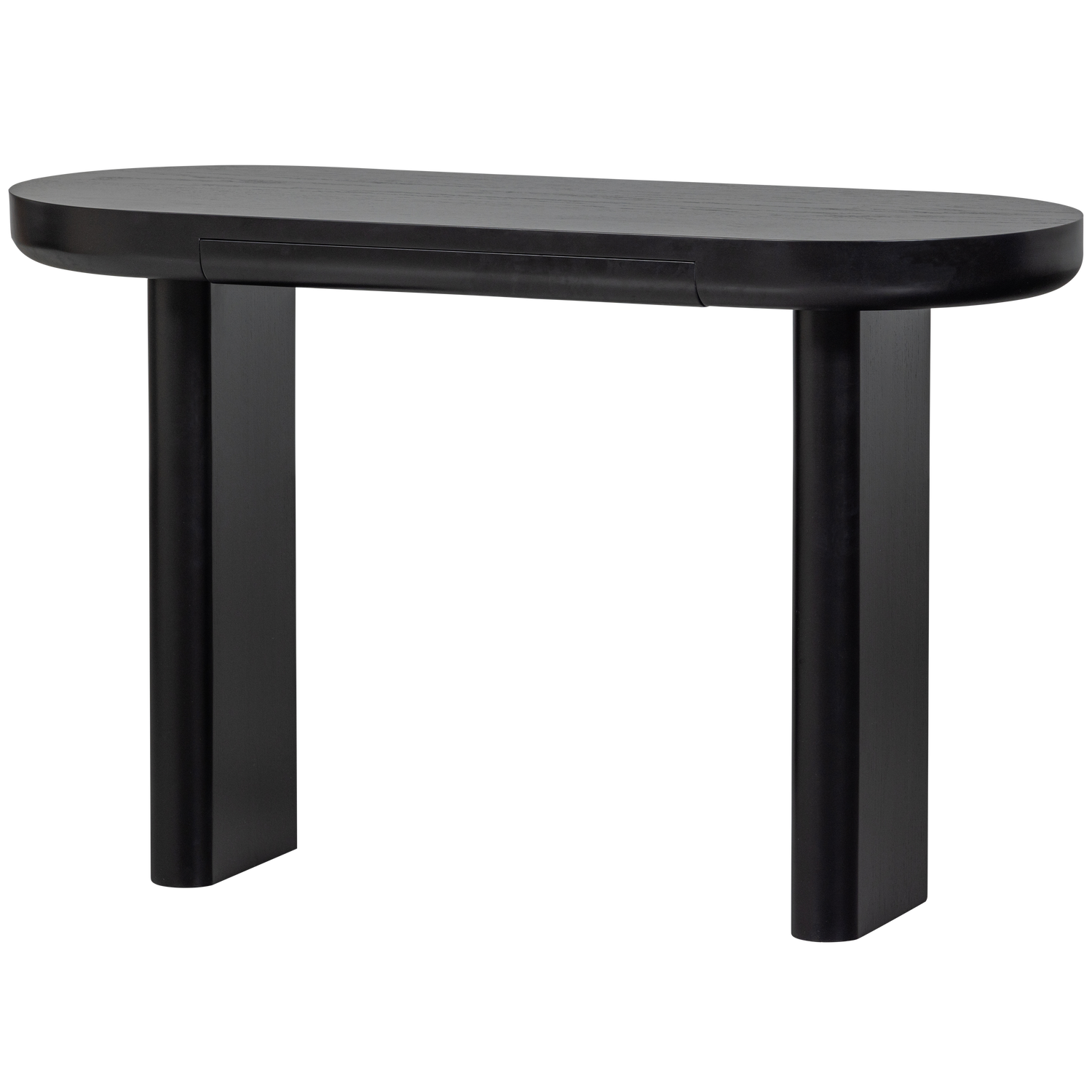 Woood Mael Bureau Sidetable Fineer Zwart - KwaliteitWonen.nl