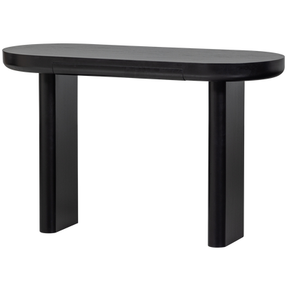 Woood Mael Bureau Sidetable Fineer Zwart - KwaliteitWonen.nl