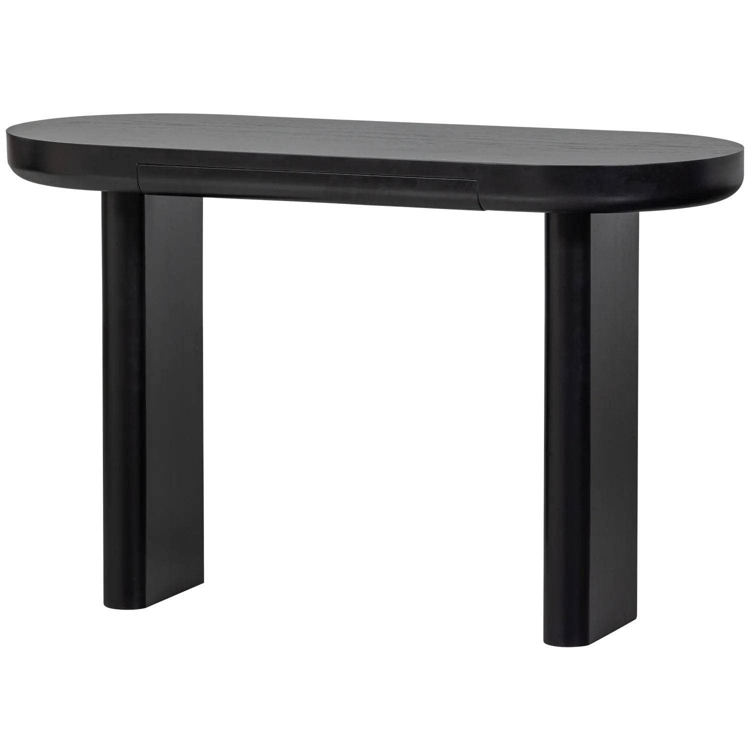 Woood Mael Bureau Sidetable Fineer Zwart - KwaliteitWonen.nl