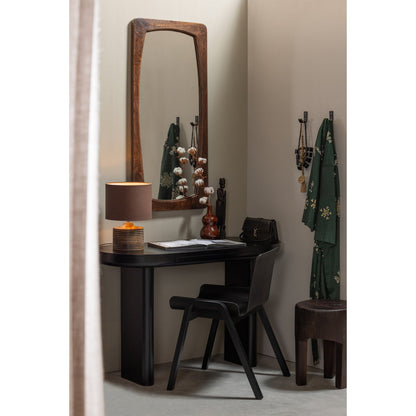 Woood Mael Bureau Sidetable Fineer Zwart - KwaliteitWonen.nl