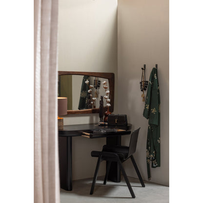 Woood Mael Bureau Sidetable Fineer Zwart - KwaliteitWonen.nl