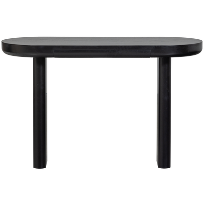 Woood Mael Bureau Sidetable Fineer Zwart - KwaliteitWonen.nl