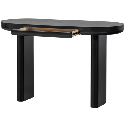 Woood Mael Bureau Sidetable Fineer Zwart - KwaliteitWonen.nl